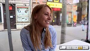 Horny Nikky Thorne's outdoor public massage turns into a wild sex adventure