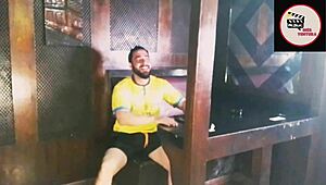 Leo Skol Visits Whorehouse for Brazil Game, Ends with Hot Brunette Fuck.