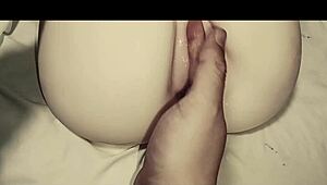 teen fingers vagina for orgasm practice with toys