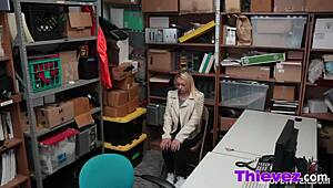 Blonde Hottie Punished Hard By Massive Cock