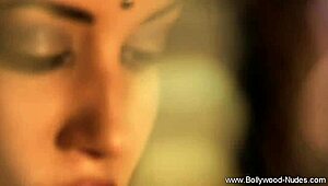 Hey, wanna see this Indian brunette belly dancer strip for me?