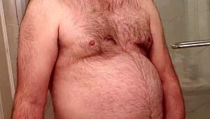 Nude Martin Lavallee Engages in Private Self-Pleasure Session