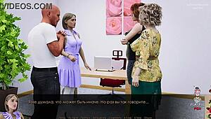 Blonde Babe's Big Tits Bounce Hard in Public Office Game. She Takes It All Outdoors!