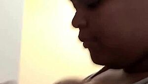 Sexy Wife Kay Shows Big Tits for Cumshot Close-Up!