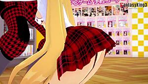 A Cute Anime Date with Beautiful Marie Rose