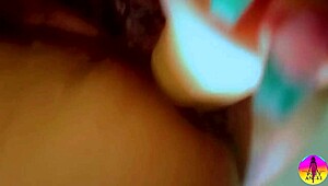 hey, check out this latina redhead's solo anal fun