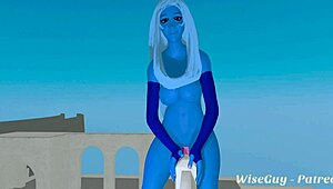i got fucked by giantess blue daimond and spinel in this huge parody pov story with tall cartoon futanari assfucking.