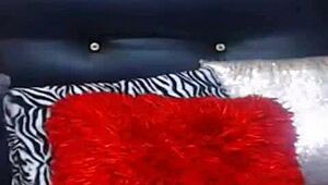 she takes it deep in her throat on webcam.