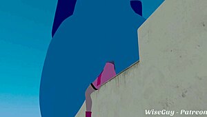 i got fucked by giantess blue daimond and spinel in this huge parody pov story with tall cartoon futanari assfucking.