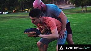 during adult time, stepdad killian knox drills twink stepson asher day for a job well done.