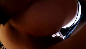 Caught neighbor's wife dreaming so i fucked her hard on chair and came on her sweet butt cheeks