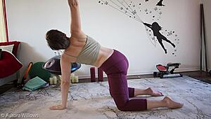 Whoa! Can You Handle This Sexy Milf’s Yoga Cameltoe Lesson?