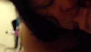 anna maria, mature latina, gives retro blowjob to her husband years ago