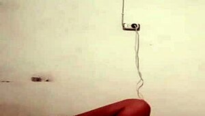 Hidden camera catches ex masturbating ass