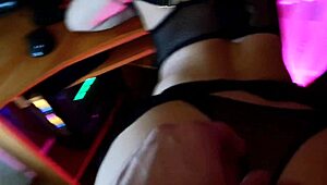 He fucks my tight pussy while I play video games