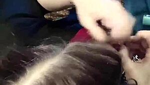 I clamp my nipples tightly, feeling the close-up rush with my brunette babe vibe.