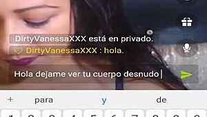 she takes it deep in her throat on webcam.