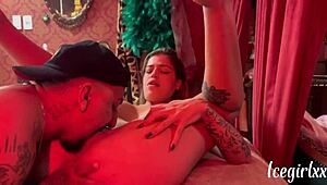 i had fun with a dwarf with enormous cock, sat nicely until getting milk on face