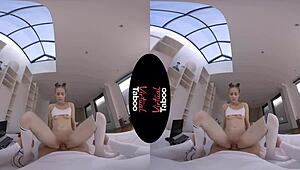 pov handjob and blowjob on shaved pussy