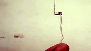 Hidden camera catches ex masturbating ass