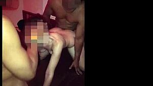 Fucking like crazy with Esposagulosinha in wild gangbang!