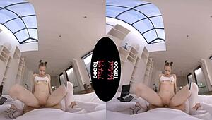 pov handjob and blowjob on shaved pussy