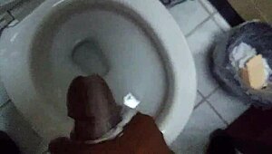 hey, stroking my soapy black monster cock solo 😏