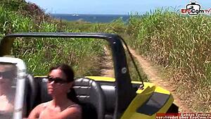 Busty Blonde And Brunette Slut Have Outdoor Lesbian Sex