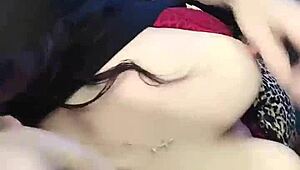 I clamp my nipples tightly, feeling the close-up rush with my brunette babe vibe.