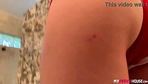 Skylar Vox Twerks with Stepbro's Help