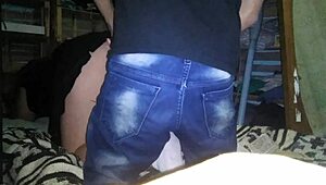 i finger the sexy prostitute in pink thong at night