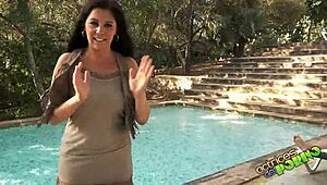 Salma Fucks Herself During Casting Interview with Cumshot!