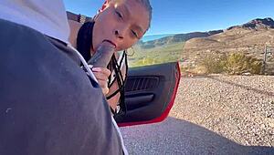 Porsha Carrera Takes Big Black Cock Outdoors in Wild Action