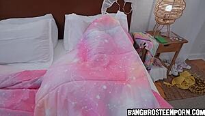 Her stepdad grounded her for partying, but she blows him