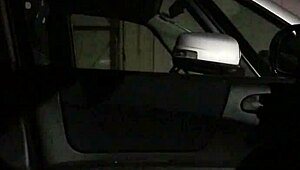 Japanese Woman Flashes Cock in Car Interior