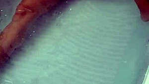 Masturbation In Hydro Massage Bathtub With Sexy Boobs