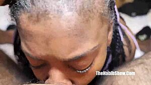 Thick newbie's tight pussy swallows dick fast