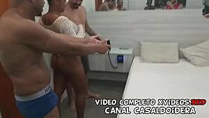 Watch Antony and Leo double penetrate the hottest favela ebony?