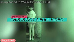 Jeny smith says, 'look at my pussy flashing in mini skirt in public'