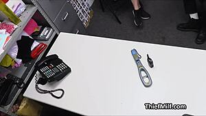 i milked security guard's big cock