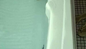 Masturbation In Hydro Massage Bathtub With Sexy Boobs