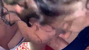 sucking big cock and fucking outside in the pov 😏