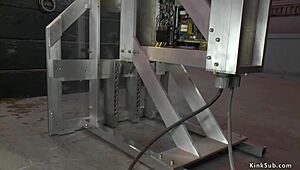 Hey, wanna see this phat ass blonde take machine anal?