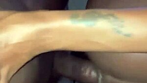 Siyah Hatun Canavar Siki Profesyonelce Binip Zıplıyor