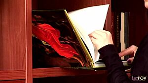 spectacular lesbian cuties love toys and licking after class