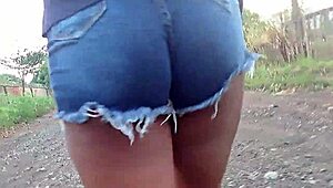 Latina slut gets her ass drilled and facialized by construction workers