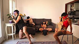 Real Homemade Thieves Break In for Wild MMFF Orgy