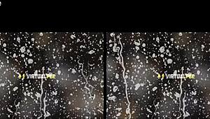 She teases and masturbates in fishnets