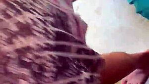 sucking big cock and fucking outside in the pov 😏