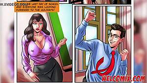 Hot Blue Eyed Teacher And Nerd Stallion